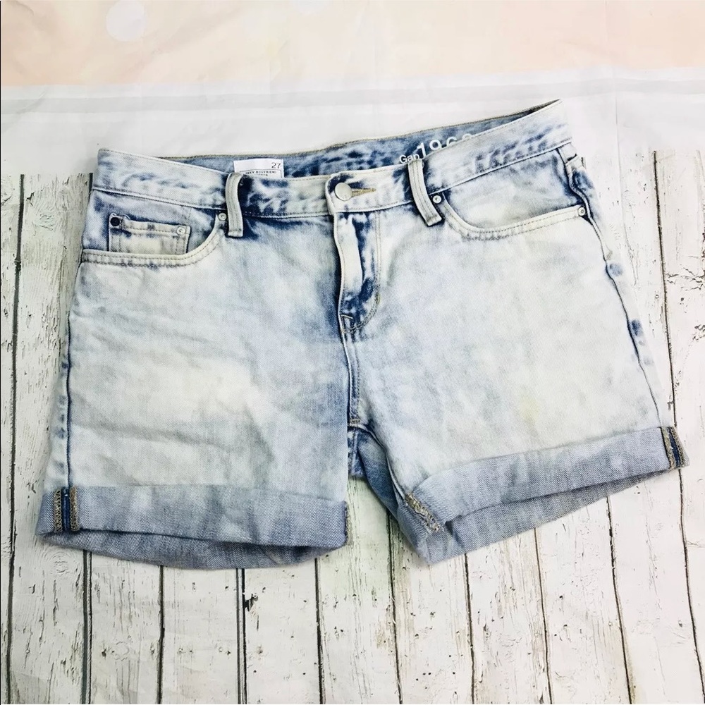 Gap Super Sexy Boyfriend Grunge Cuffed Shorts